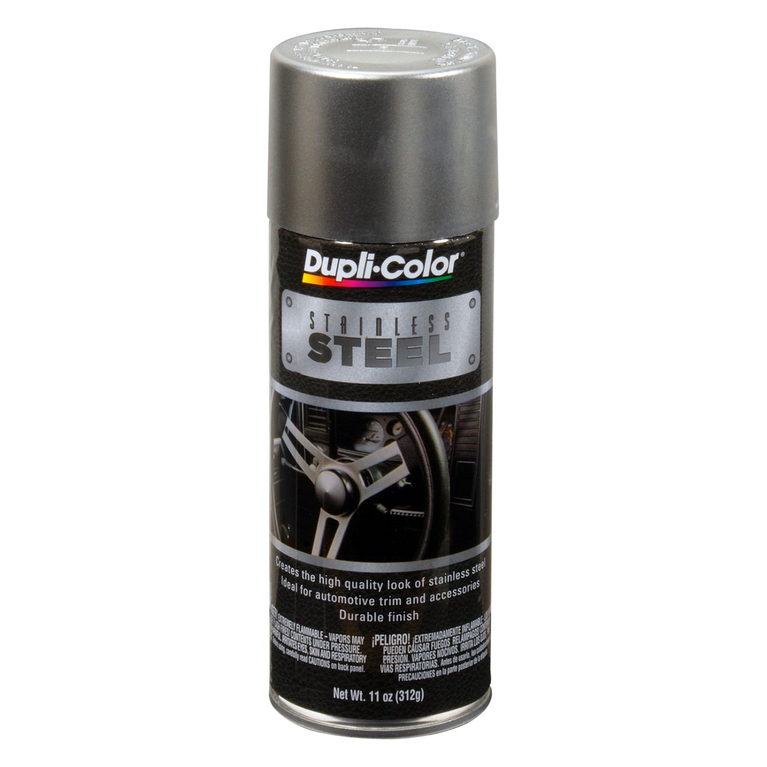 DupliColor Pintura Metalica de Acero Inoxidable 11 oz