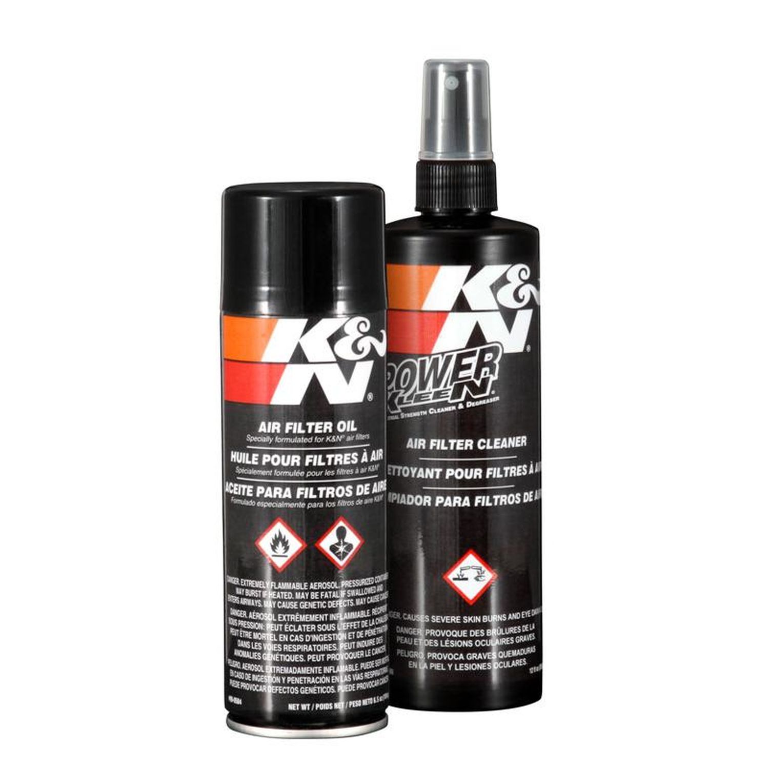 K&N Kit de Limpieza y Recargador para Filtro de Aire en Aerosol