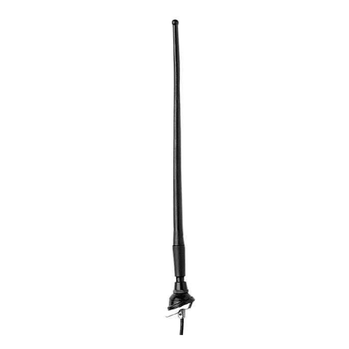 Metra Antena Negra Removible con Mastil de Hule Conductor para Montaje
