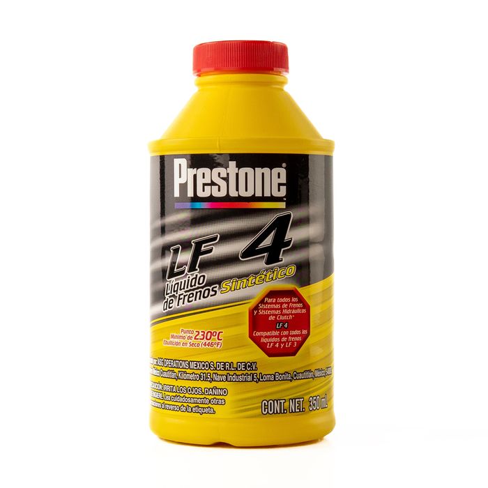 Prestone DOT 4 Liquido de Frenos 12 onzas