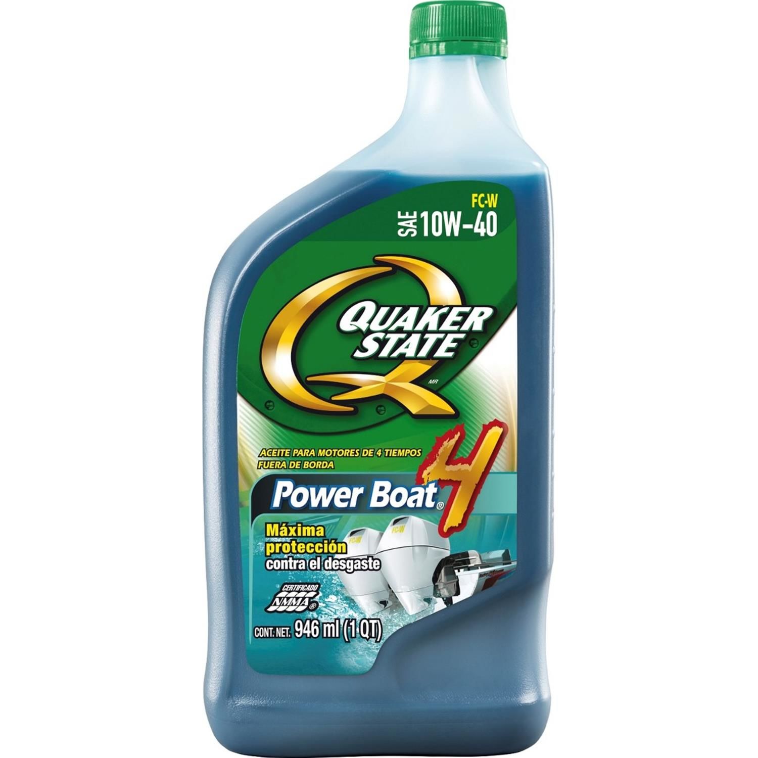 Quaker State Aceite para Motor Marino 4 Tiempos 10W40 1 Cuarto