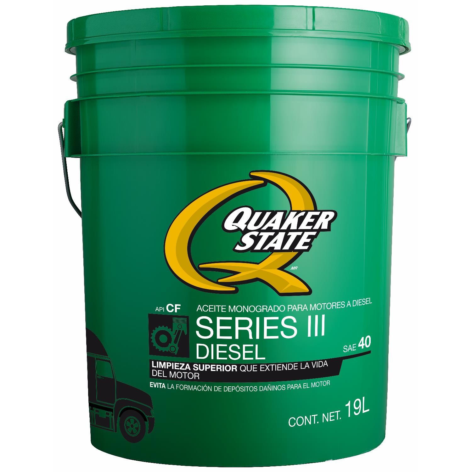 Quaker State Aceite para motor monogrado SAE 40, 19L
