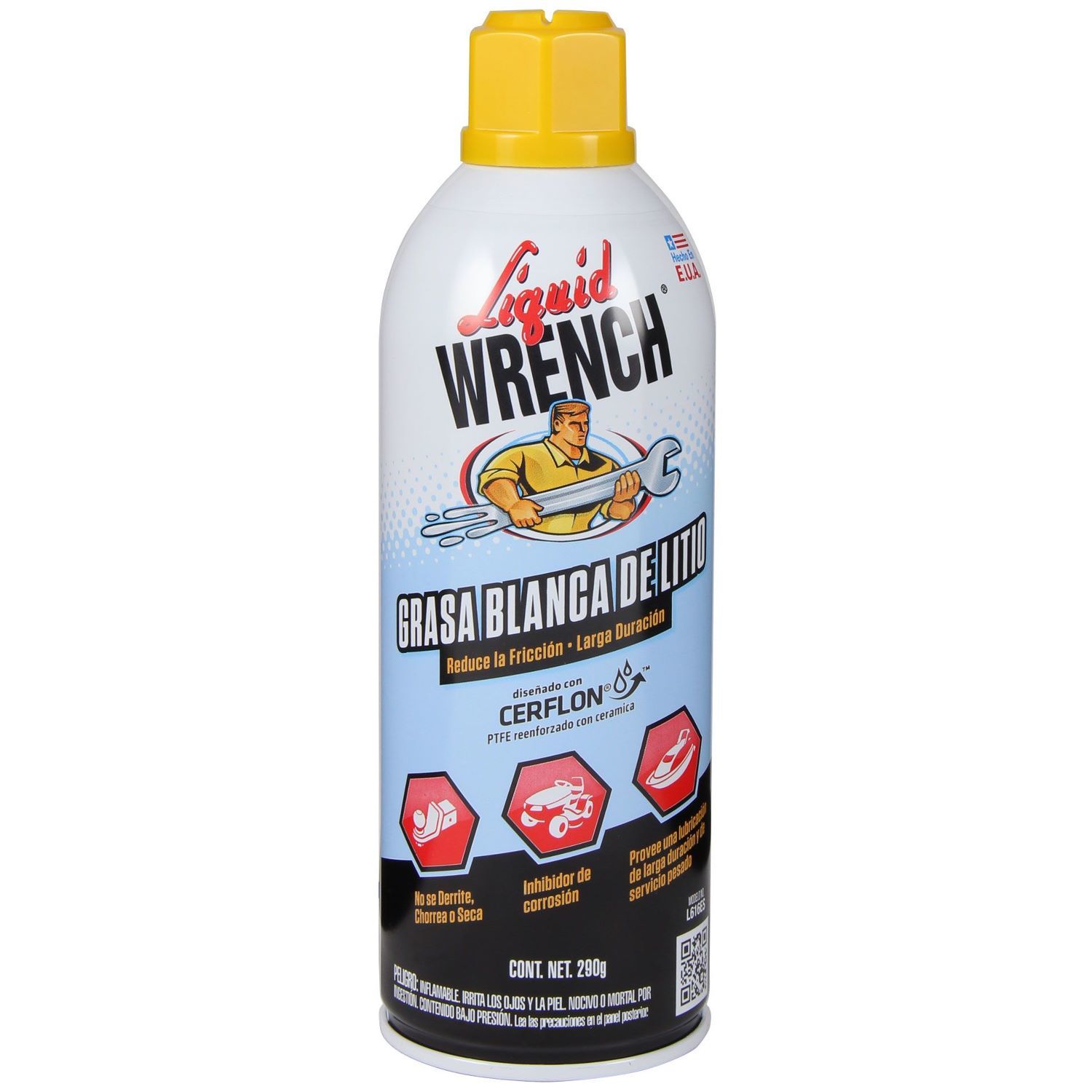 Liquid Wrench Grasa de litio blanca, 9.8 oz (278 g)
