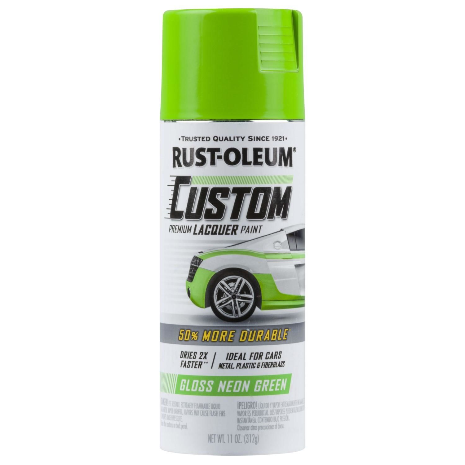 RustOleum RustOleum Custom Neon Green Lacquer Spray Paint