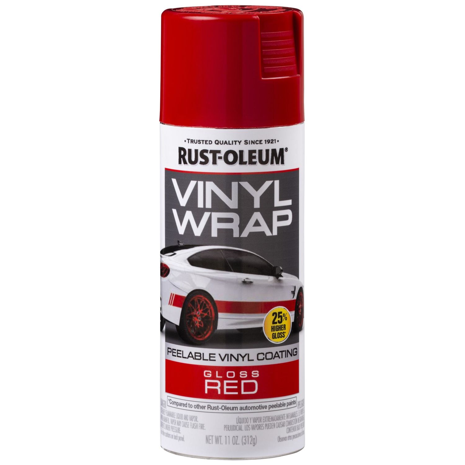 RustOleum Gloss Red Vinyl Wrap