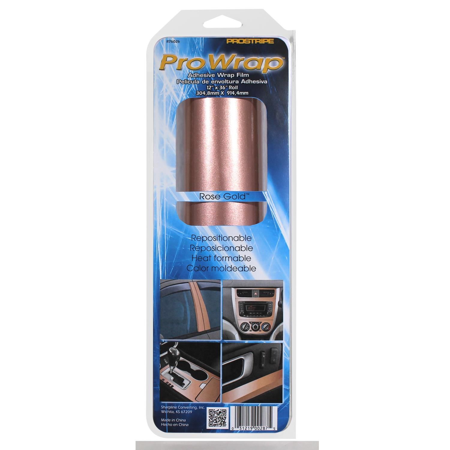 Sharpline Rose gold film wrap