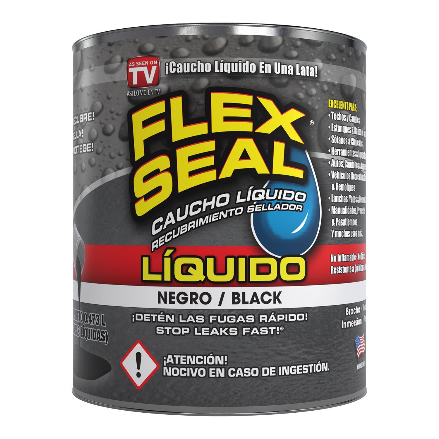 Flex Seal Sellador líquido negro Flex Seal, 16 oz