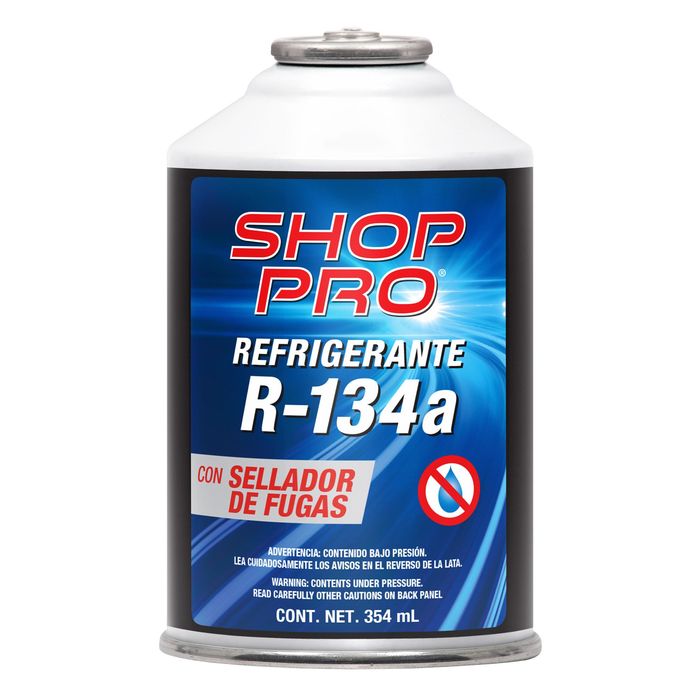 AutoZone - Sella fugas en el sistema de aire acondicionado y extiende la  vida del mismo con el gas refrigerante A/C PRO calidad premium, incluye  manguera extra larga reutilizable y medidor en