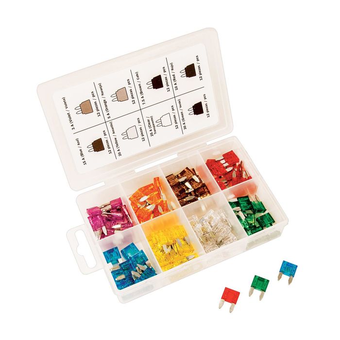 Caja mini fusibles 96 piezas