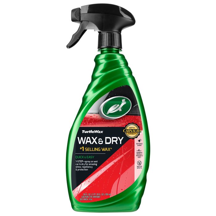 Turtle Wax Cera en Spray de 1 Paso Wax and Dry de 26 ox (769ml)