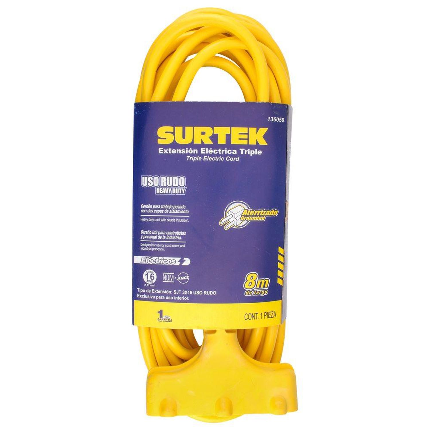 Urrea Extension de 8 M, de Servicio Pesado