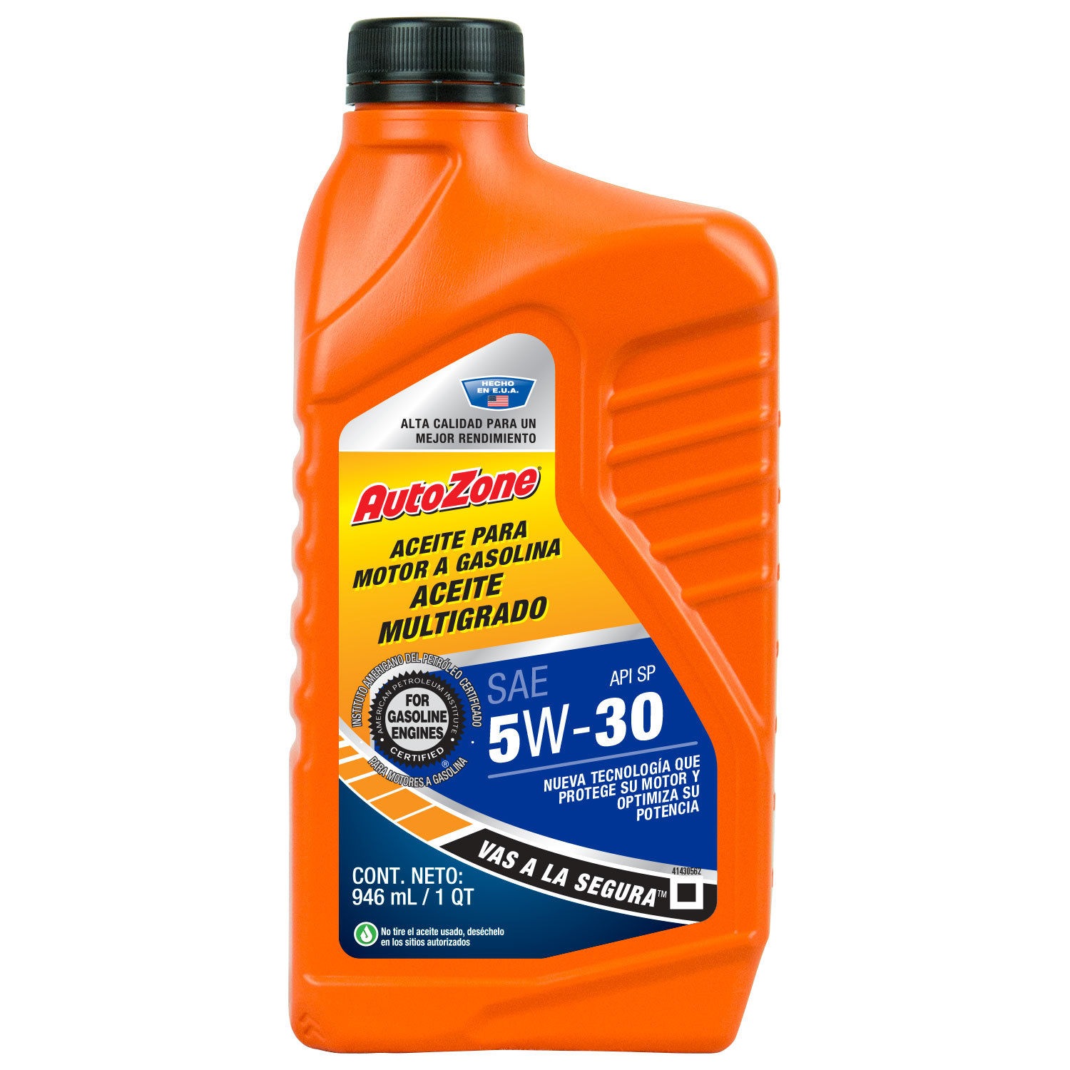 AutoZone Convencional Multigrado 5W30 Aceite de Motor 1 Cuarto
