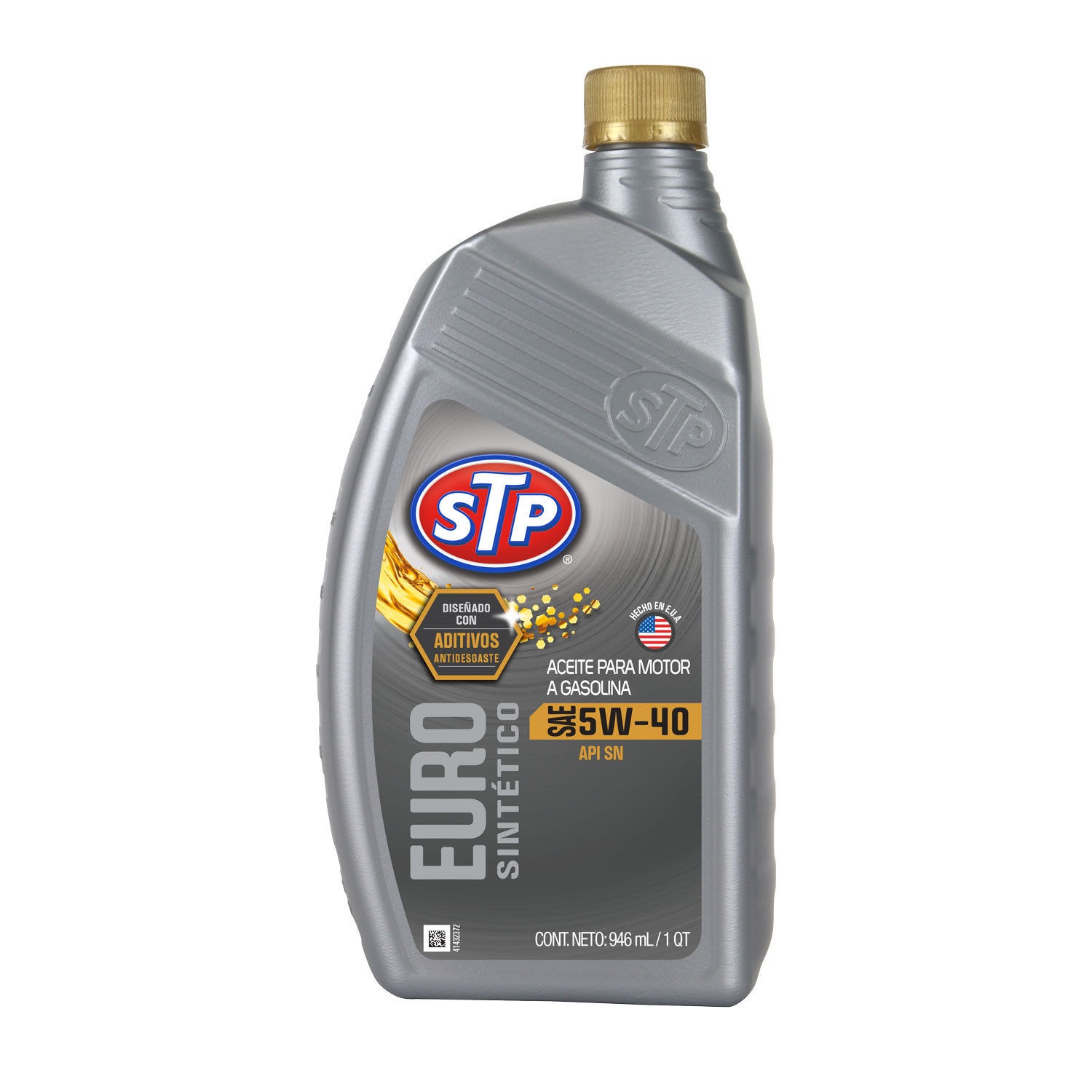 STP Aceite de Motor Sintetico 5W40 1 Cuarto